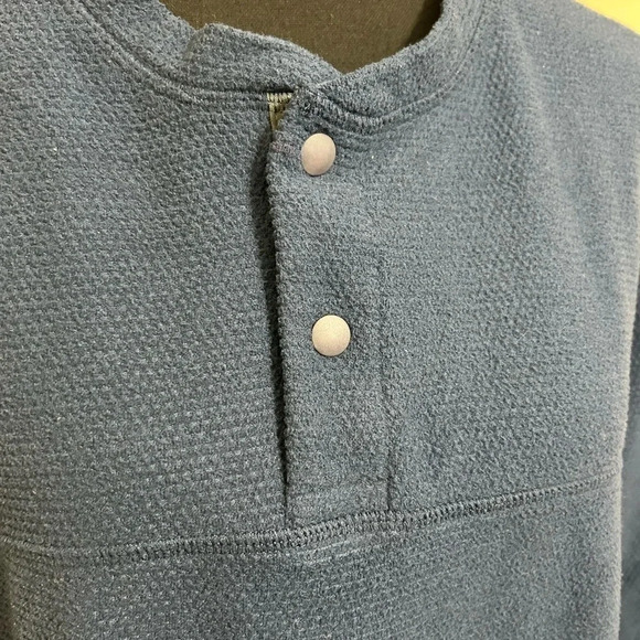 Lands’ End Fleece Button Long Sleeve Shirt - Picture 6 of 6